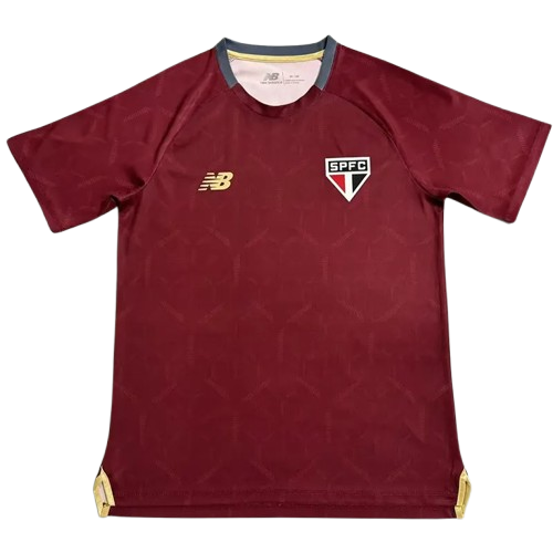25–26 São Paulo Brown Red Training Shirt