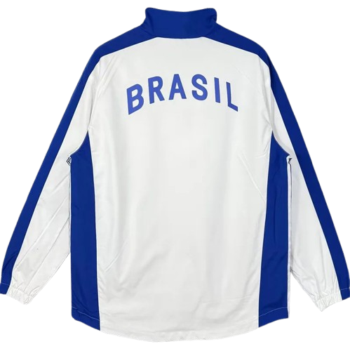 1998 Brazil White Retro Windbreaker