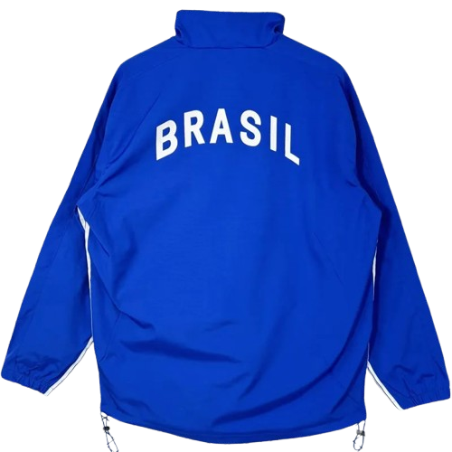 1998 Brazil Blue Retro Windbreaker