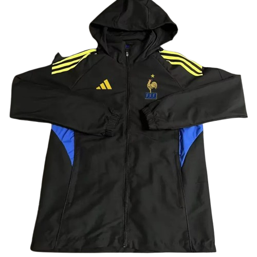 26-27 France Black Windbreaker