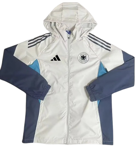 25-26 Germany White Windbreaker