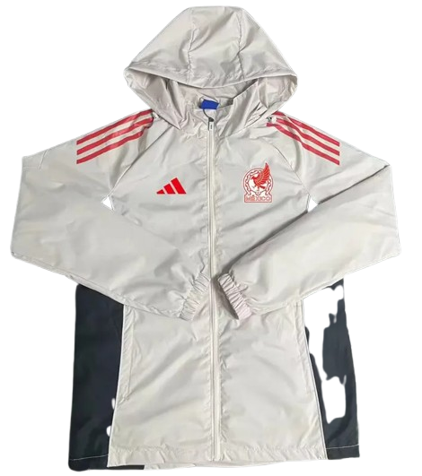 25-26 Mexico Light Gray Windbreaker