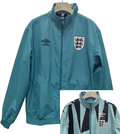 24-25 England Blue Double Sided Windbreaker