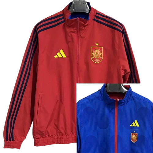 25-26 Spain Red & Blue Double Sided Windbreaker