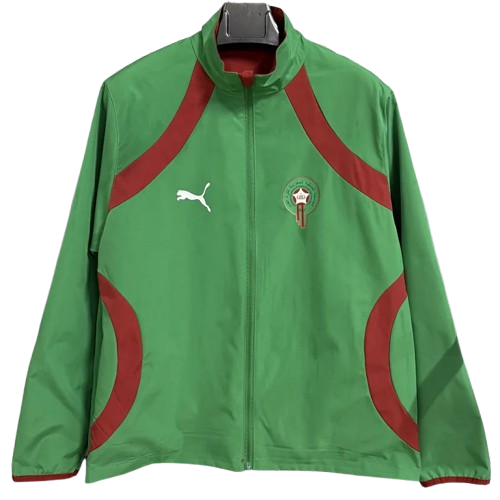 25-26 Morocco Red & Green Double Sided Windbreaker