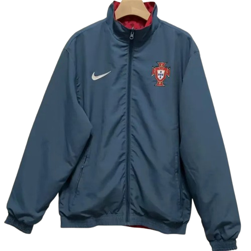 24-25 Portugal Blue & Red Double Sided Windbreaker