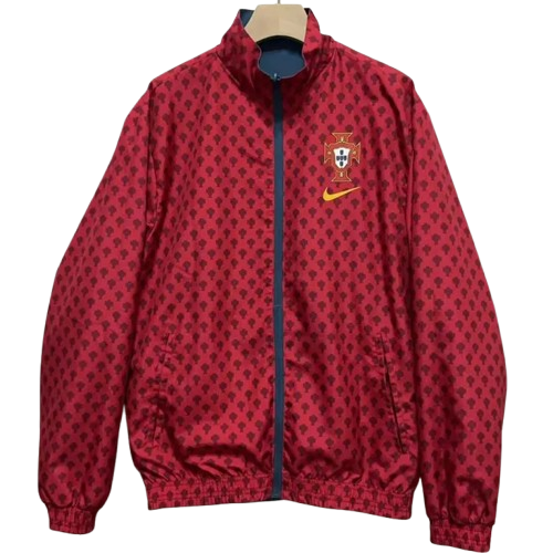24-25 Portugal Blue & Red Double Sided Windbreaker
