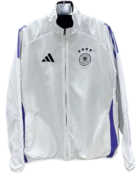 25-26 Germany White & Black Double Sided Windbreaker