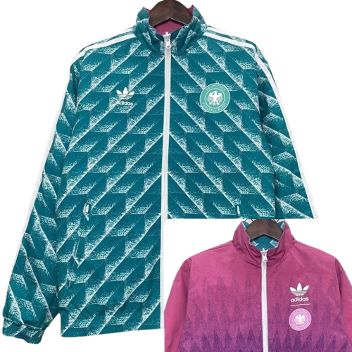 24-25 Germany Green & Pink Double Sided Windbreaker