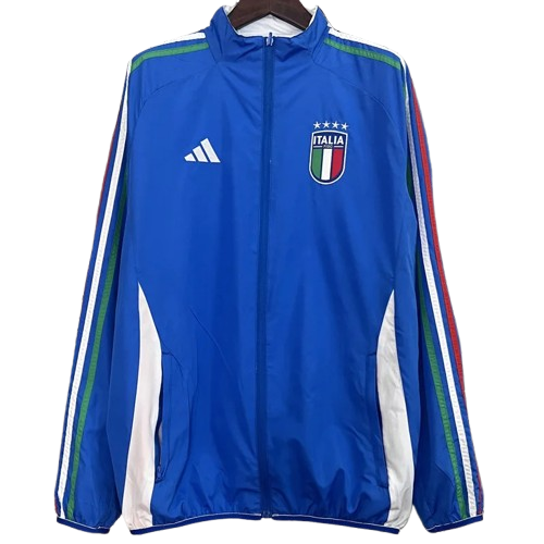 2024 Italy Blue & White Double Sided Windbreaker