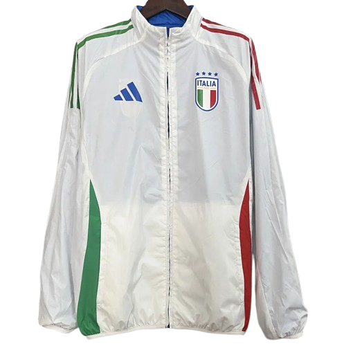 2024 Italy Blue & White Double Sided Windbreaker