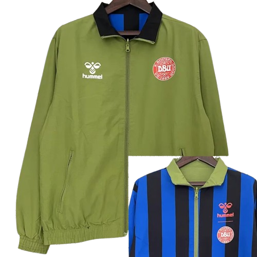 24-25 Denmark Green & Blue Double Sided Windbreaker