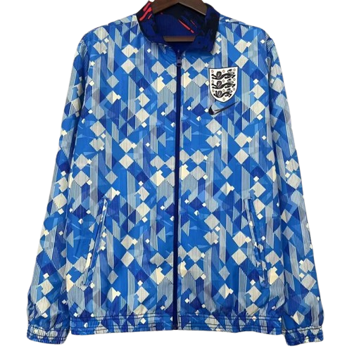 24-25 England Royal Blue & Blue Double Sided Windbreaker