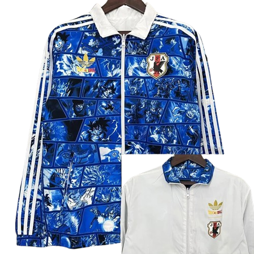 2024 Japan Anime Edition Blue & White Double Sided Windbreaker