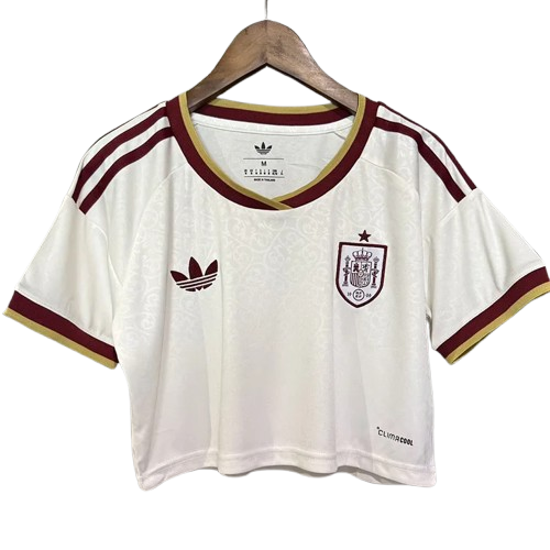 2026 World Cup Spain Home Crop Top