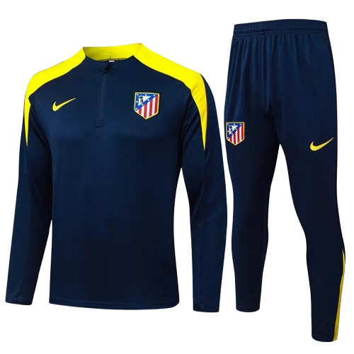 25-26 Atlético de Madrid Royal Blue Half Pull Tracksuit