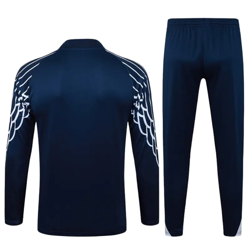25-26 PSG Royal Blue Half Pull Tracksuit