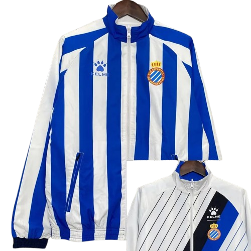 24-25 Espanyol Blue & White Double Sided Windbreaker