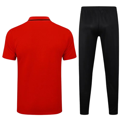 25-26 Man Utd Red Polo Tracksuit