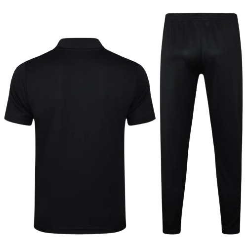 25-26 Man Utd Black Polo Tracksuit