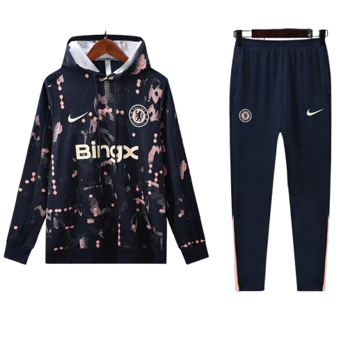 25-26 Chelsea Royal Blue Hoodie Tracksuit