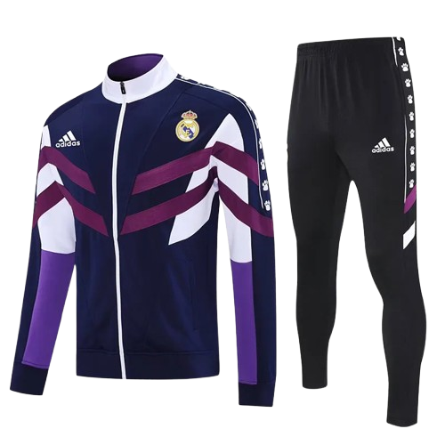 25-26 Real Madrid Royal Blue Jacket Tracksuit