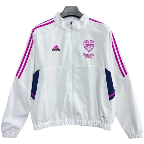 25-26 Arsenal White ~ Purple Windbreaker
