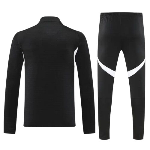 25-26 Liverpool Black Half Pull Tracksuit