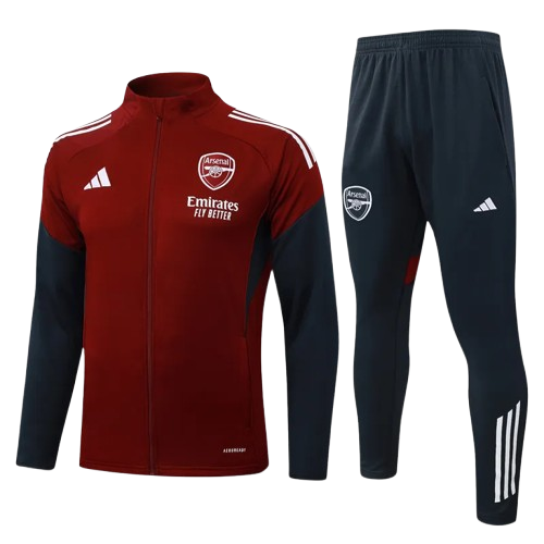 25-26 Arsenal Jujube Red Jacket Tracksuit
