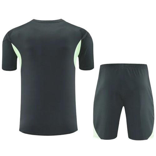 25-26 Real Madrid Army Green Training Short Suit