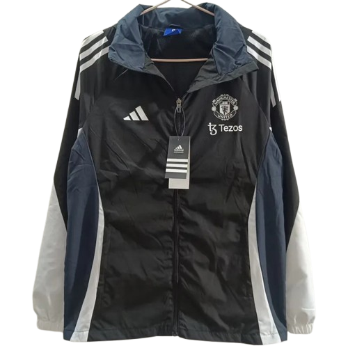 25-26 Man Utd Black Windbreaker