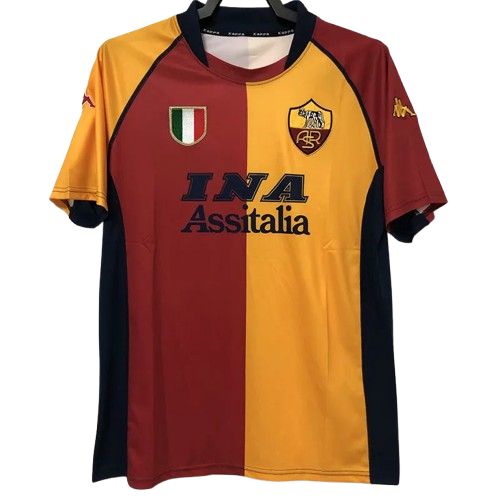 2001-2002 Roma Home Retro