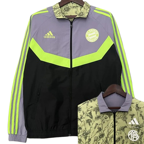2024 Bayern Purple & Green Double Sided Windbreaker