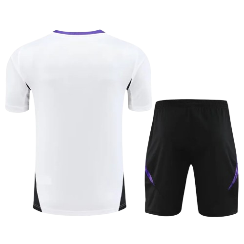 24-25 Real Madrid White Training Short Suit