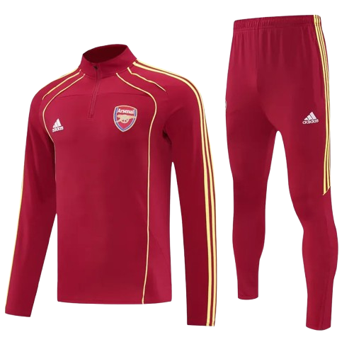 25-26 Arsenal Red Half Pull Tracksuit