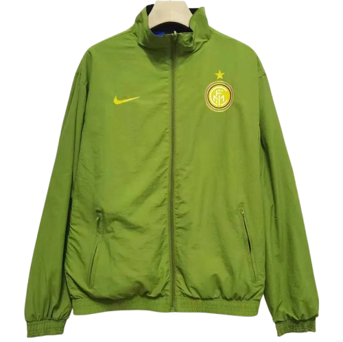 2024 Inter Milan Green & Blue Double Sided Windbreaker