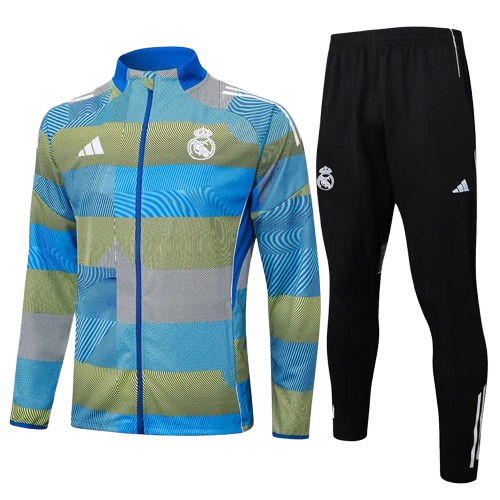 25-26 Real Madrid Blue Jacket Tracksuit