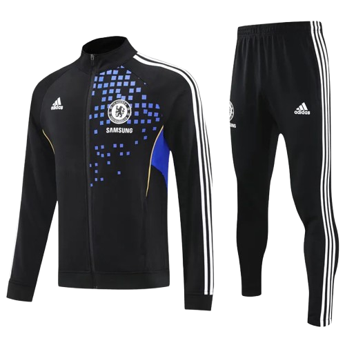 25-26 Chelsea Black Jacket Tracksuit