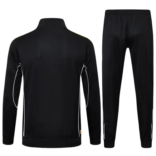 25-26 Real Madrid Black Jacket Tracksuit