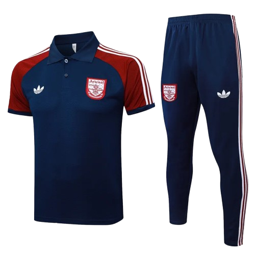 25-26 Arsenal Royal Blue Polo Tracksuit