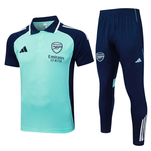 25-26 Arsenal Light Blue Polo Tracksuit