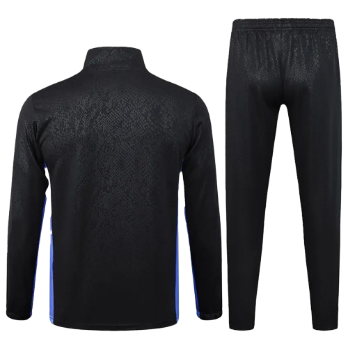 25-26 Barcelona Black Jacket Tracksuit