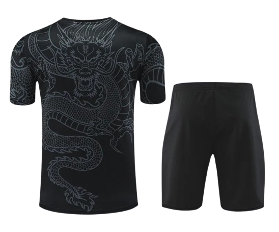 24-25 Real Madrid Black Training Short Suit