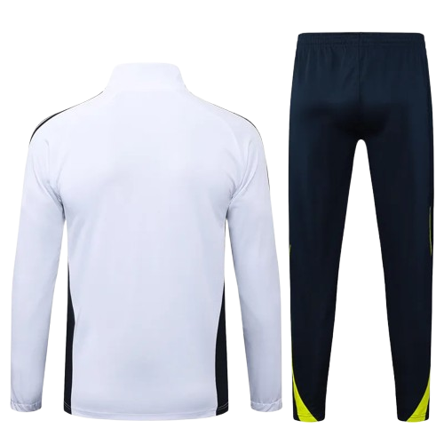 25-26 Real Madrid White Jacket Tracksuit
