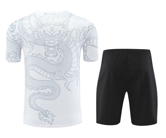 24-25 Real Madrid White Training Short Suit