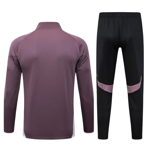 25-26 Man Utd Grey Purple Jacket Tracksuit