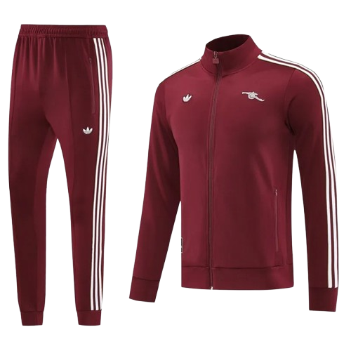 25-26 Arsenal Jujube Red Jacket Tracksuit