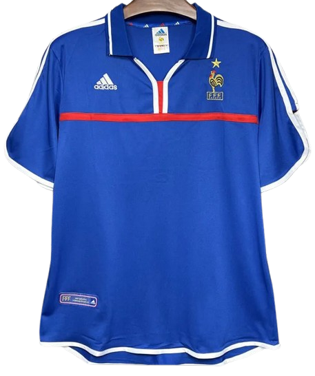 2000-2001 France Home Retro