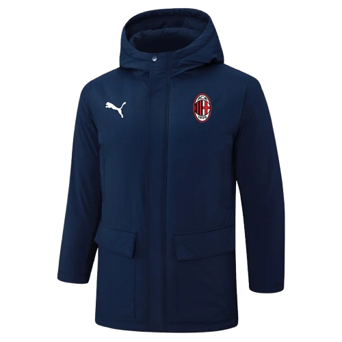 24-25 AC Milan Royal Blue Cotton Coat