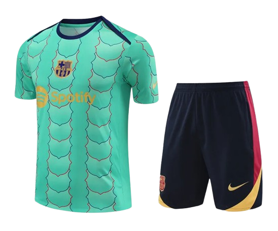 24-25 Barcelona Lake Blue Training Short Suit